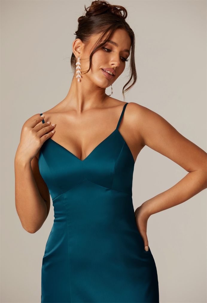 AW Arabela Satin Charmeuse Bridesmaid Dresses image3