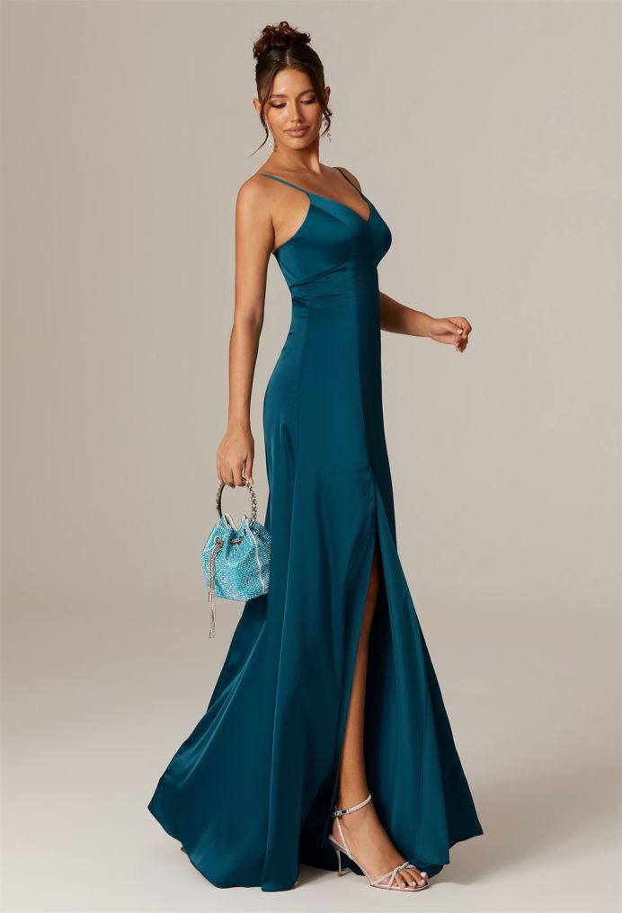 AW Arabela Satin Charmeuse Bridesmaid Dresses image4