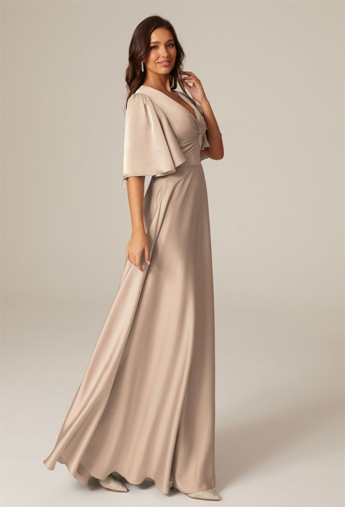 AW Elinore Satin Charmeuse Bridesmaid Dresses image4