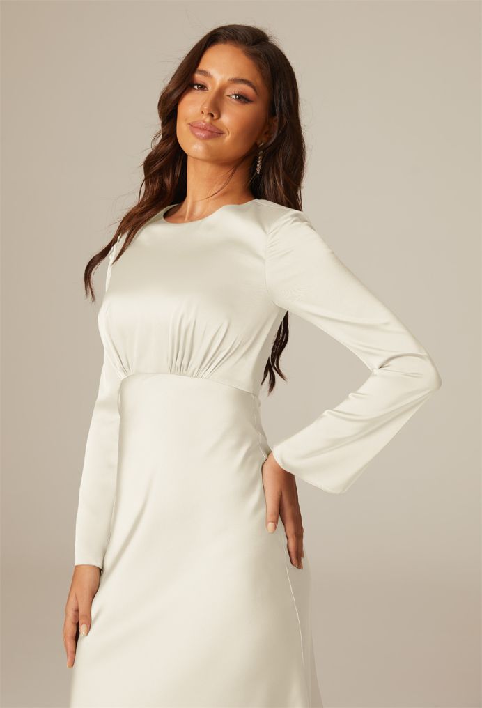 AW Ginevra Satin Charmeuse Bridesmaid Dresses image3