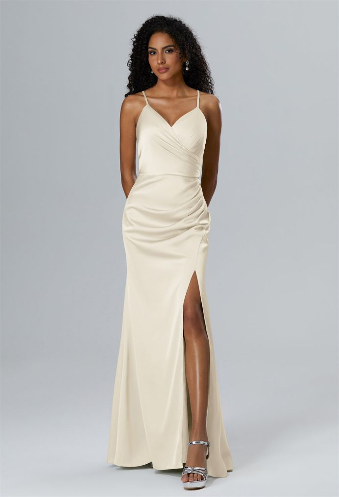 AW Romilda Satin Charmeuse Bridesmaid Dresses image1