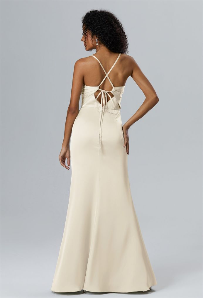 AW Romilda Satin Charmeuse Bridesmaid Dresses image2