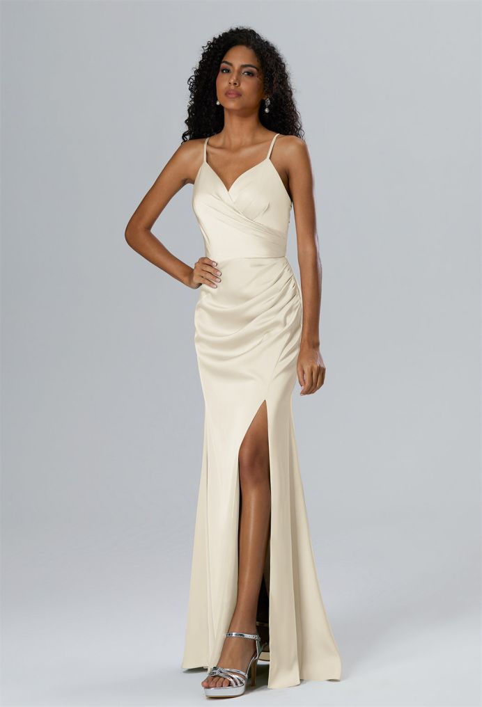 AW Romilda Satin Charmeuse Bridesmaid Dresses image3