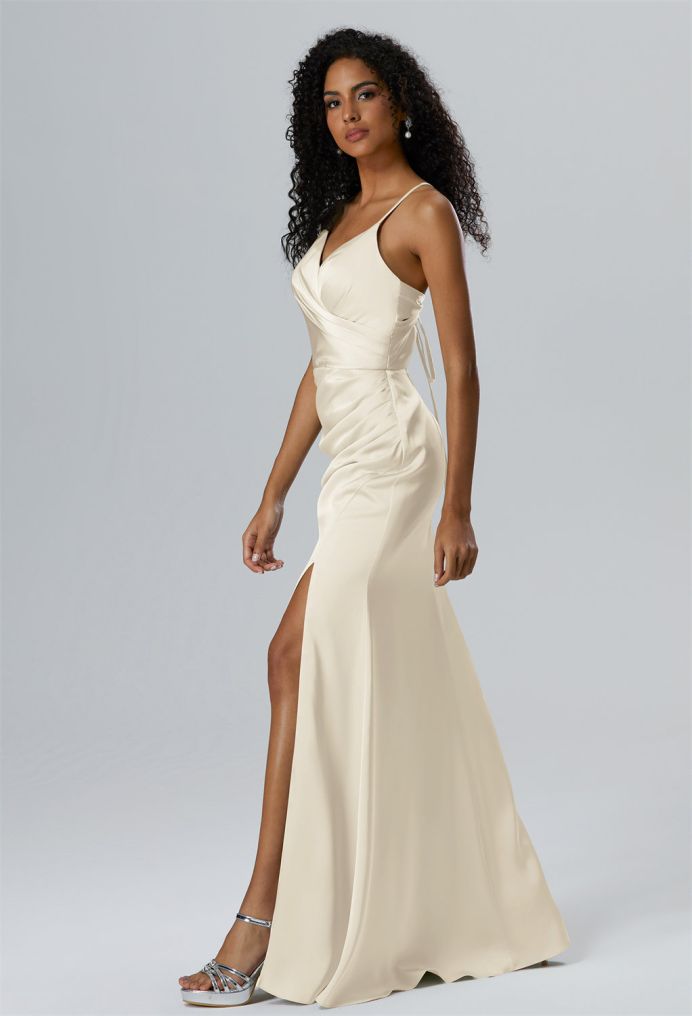 AW Romilda Satin Charmeuse Bridesmaid Dresses image4