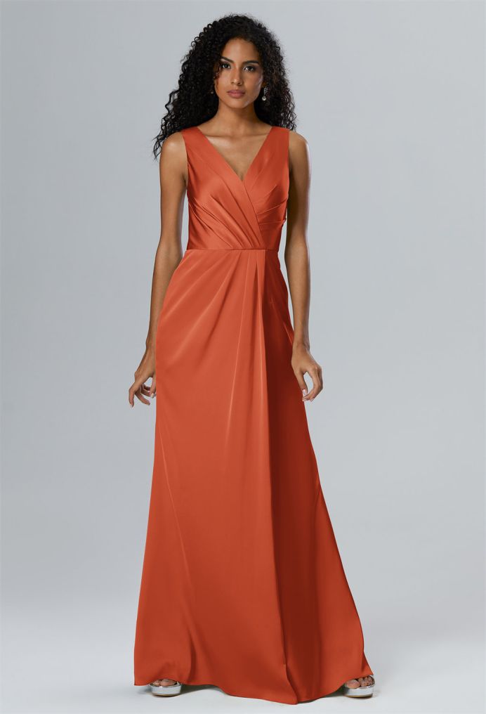 AW Rosabelle Satin Charmeuse Bridesmaid Dresses image4