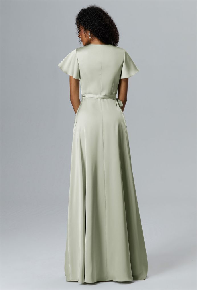 AW Roseanne Satin Charmeuse Bridesmaid Dresses image2