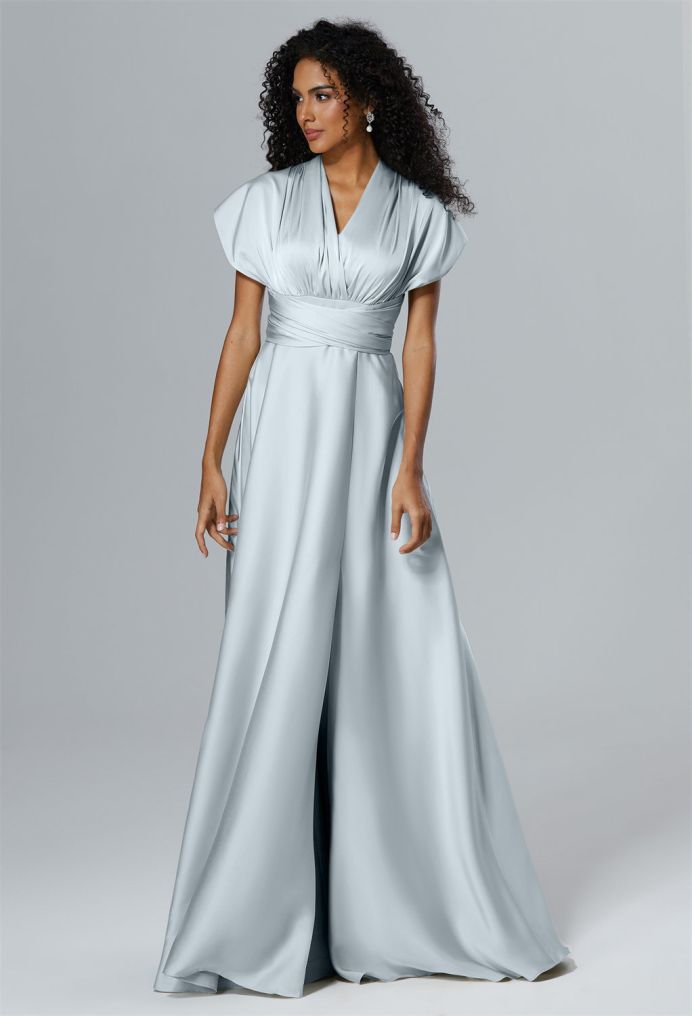 AW Salome Convertible Satin Charmeuse Bridesmaid Dresses image2