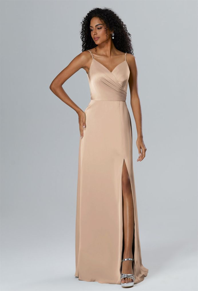 AW Theodora Satin Charmeuse Bridesmaid Dresses image3