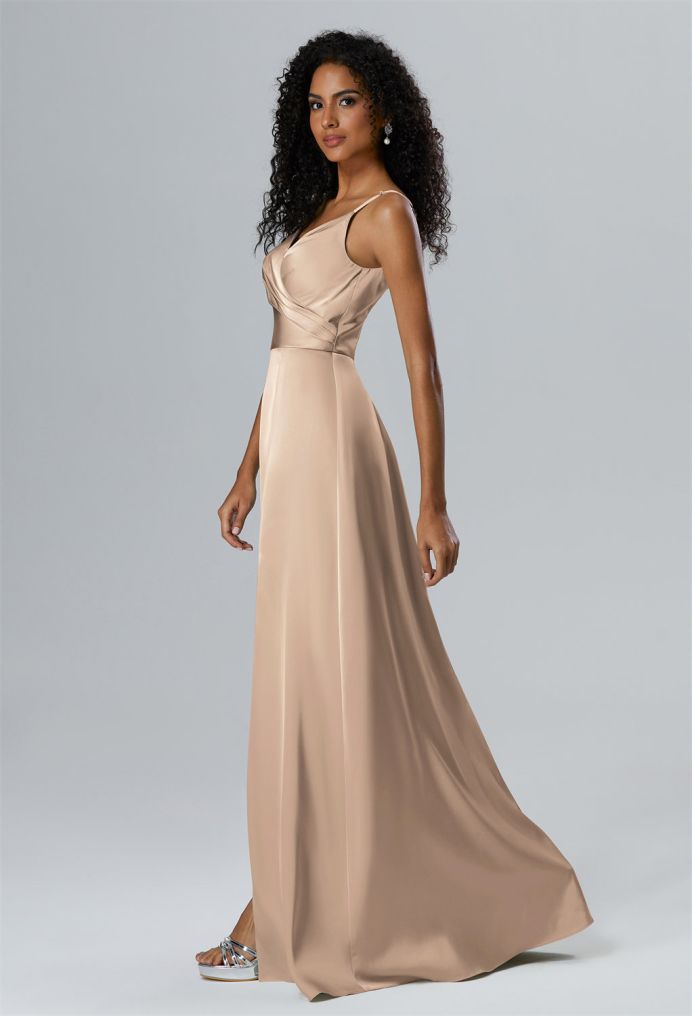 AW Theodora Satin Charmeuse Bridesmaid Dresses image4