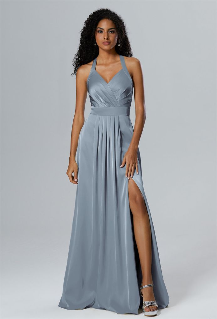 AW Theresa Satin Charmeuse Bridesmaid Dresses image1