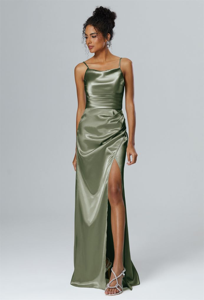 AW Leggero Crystal Satin Bridesmaid Dresses image1