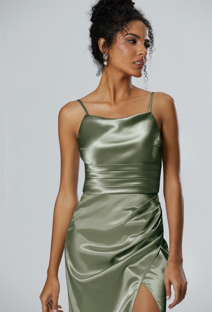 AW Leggero Crystal Satin Bridesmaid Dresses image3
