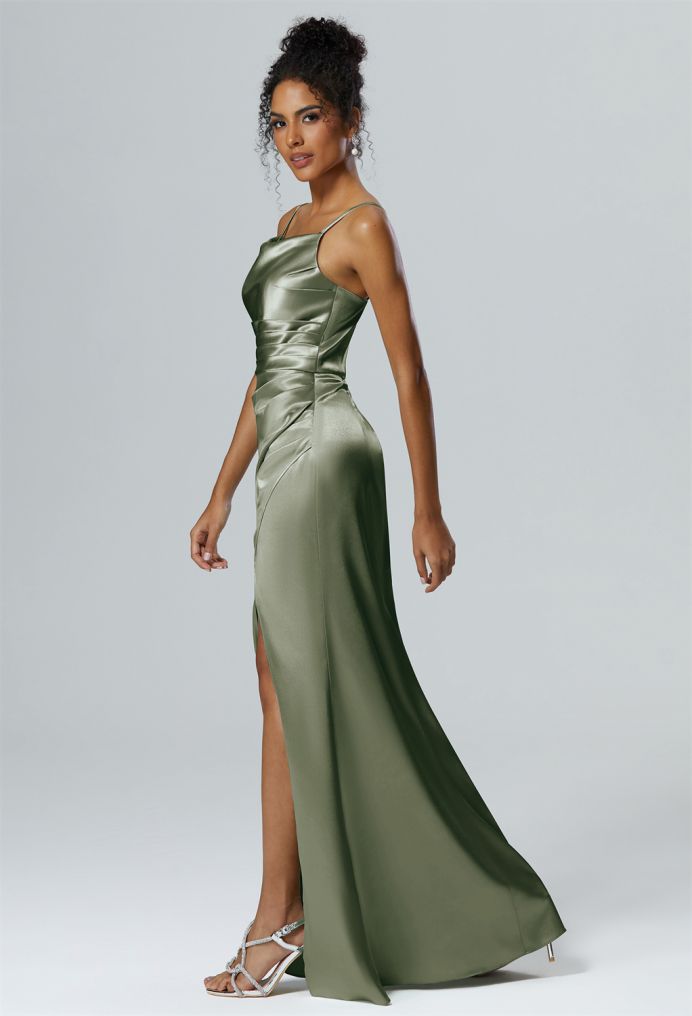 AW Leggero Crystal Satin Bridesmaid Dresses image4