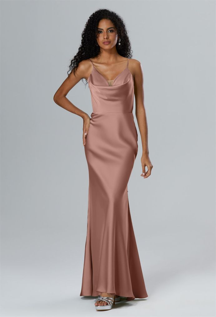 AW Wilda Satin Charmeuse Bridesmaid Dresses image1