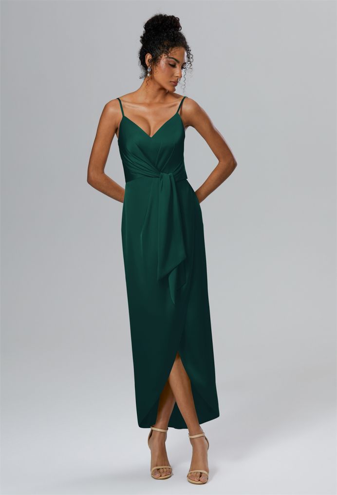 AW Leonora Satin Charmeuse Bridesmaid Dresses image1