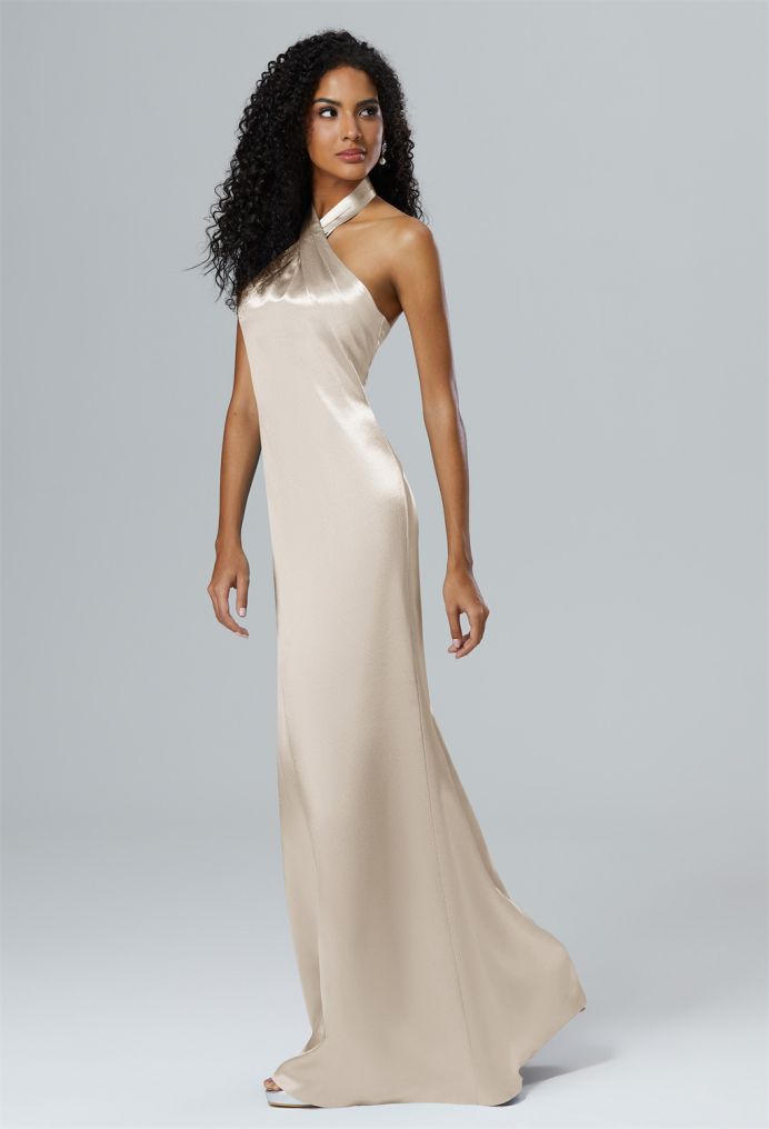 AW Serena Crystal Satin Bridesmaid Dresses image3