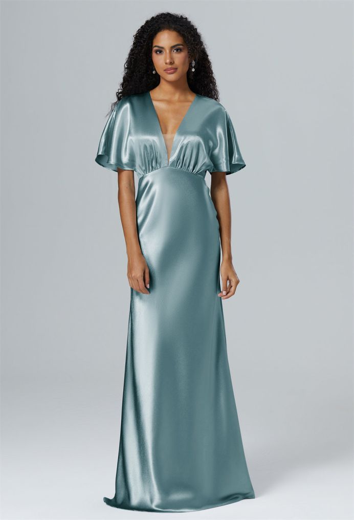 AW Otthild Crystal Satin Bridesmaid Dresses image3