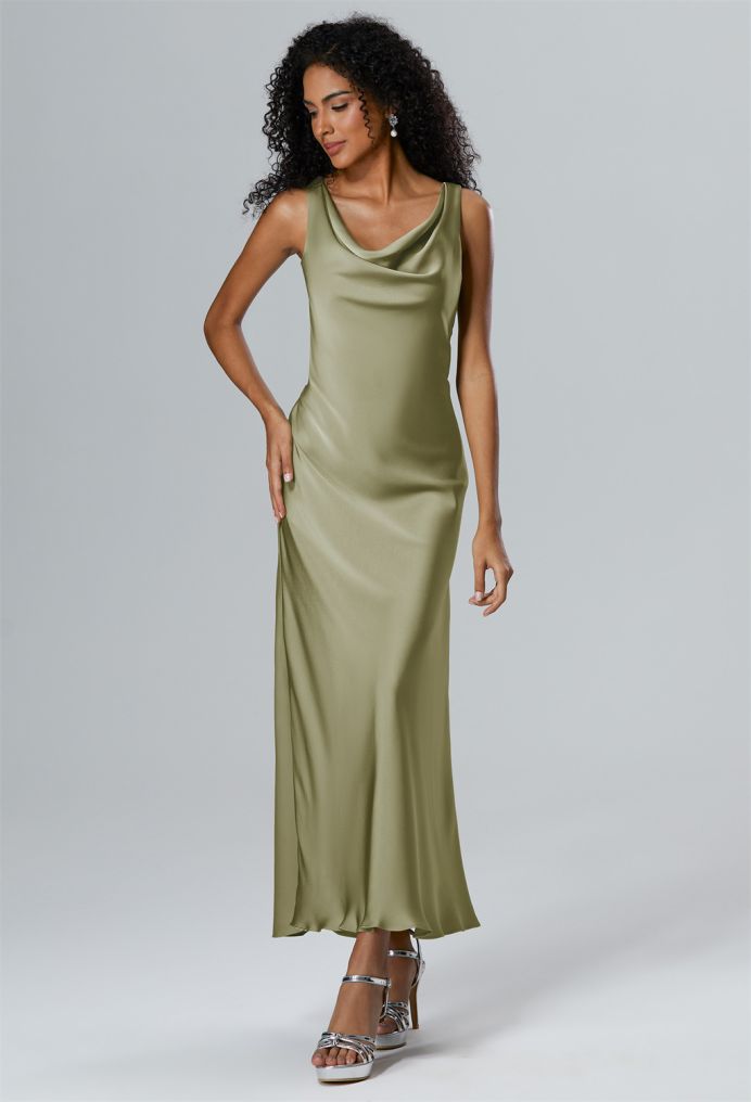 AW Ottilie Satin Charmeuse Bridesmaid Dresses image3