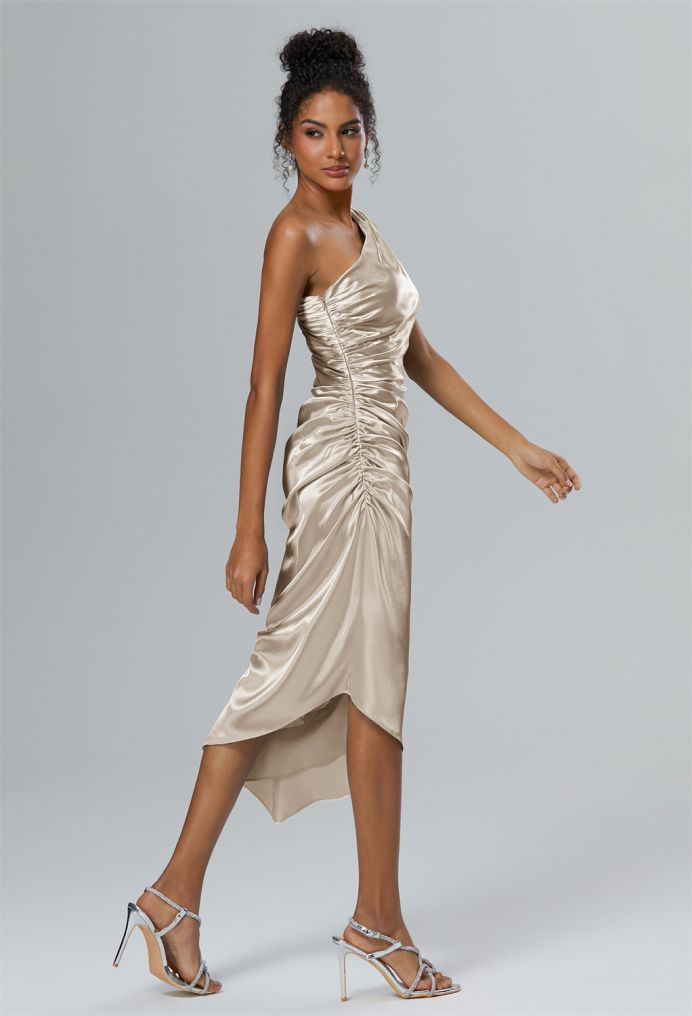 AW Marci Crystal Satin Bridesmaid Dresses image4