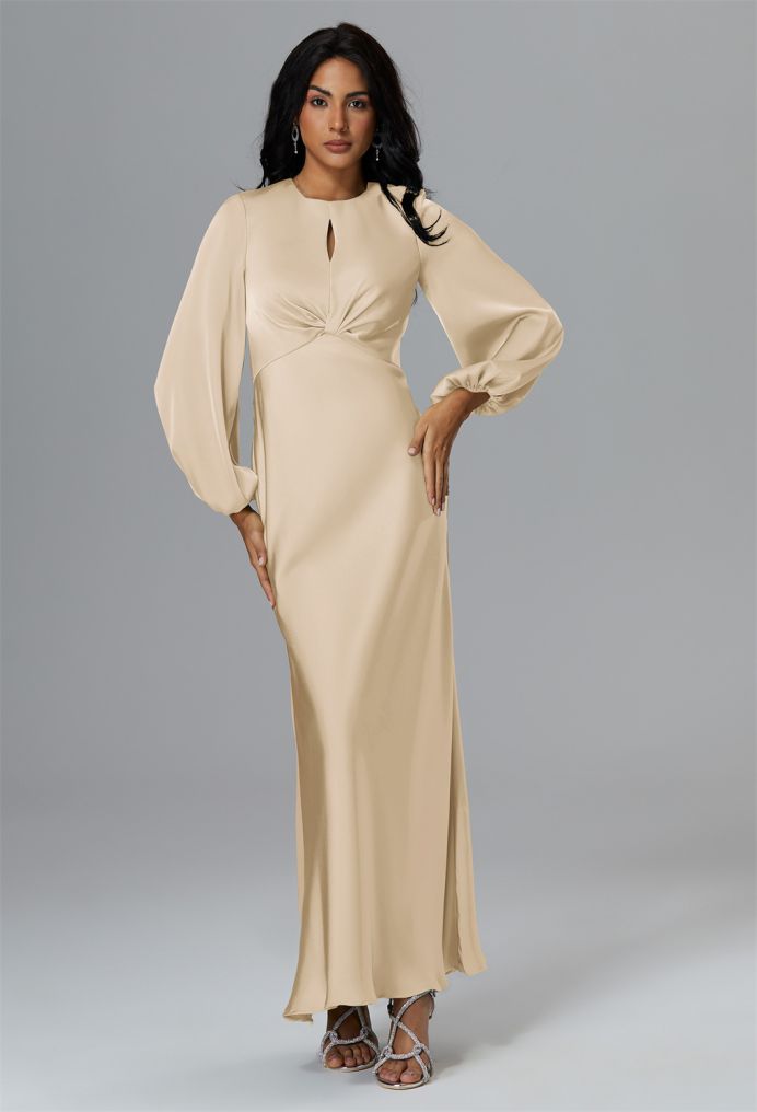 AW Phyllida Satin Charmeuse Bridesmaid Dresses image3
