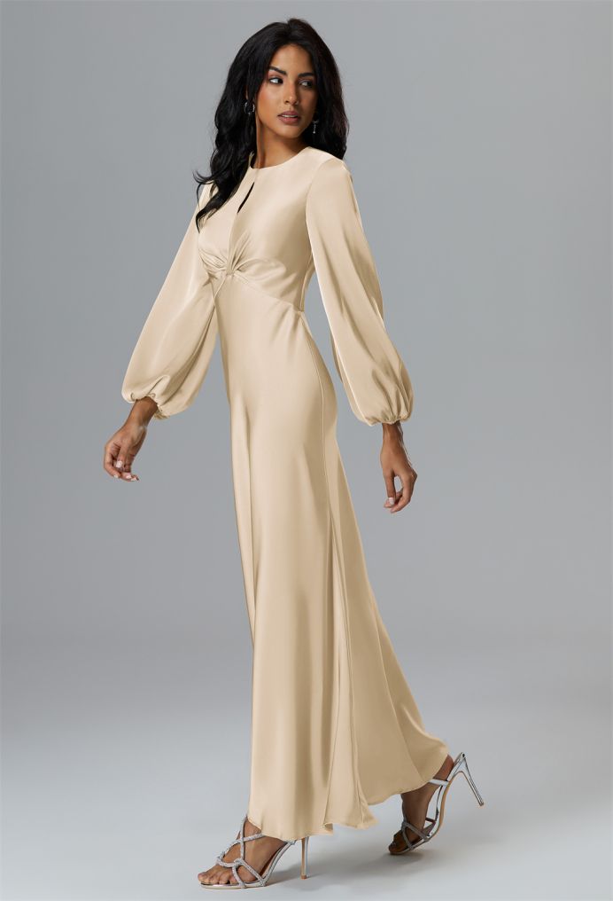 AW Phyllida Satin Charmeuse Bridesmaid Dresses image5