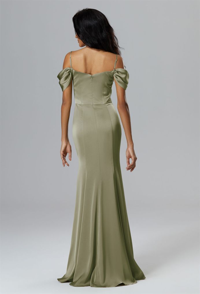 AW Olubadan Satin Charmeuse Bridesmaid Dresses image2