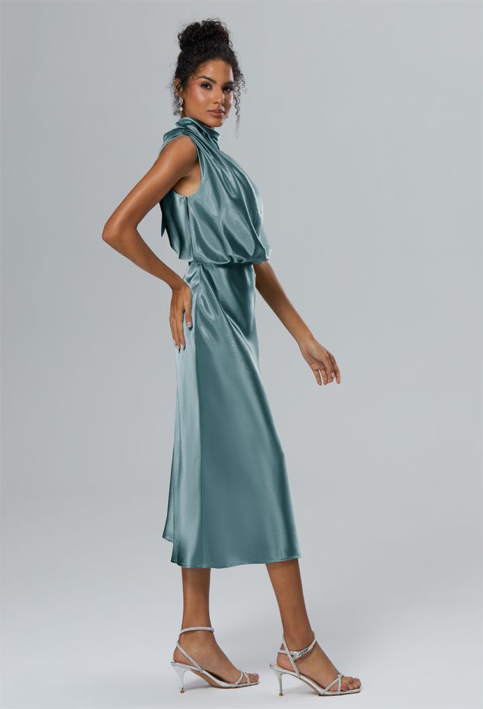 AW Margot Crystal Satin Bridesmaid Dresses image4