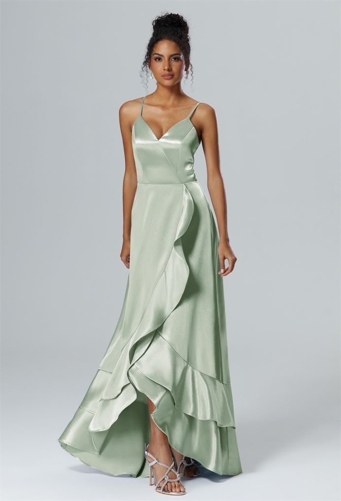 AW Marguerite Crystal Satin Bridesmaid Dresses image1