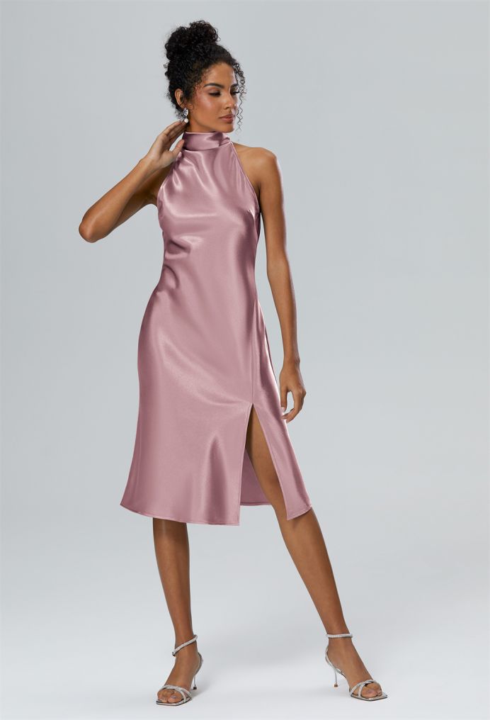 AW Mujigea Crystal Satin Bridesmaid Dresses image1