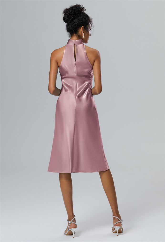 AW Mujigea Crystal Satin Bridesmaid Dresses image2