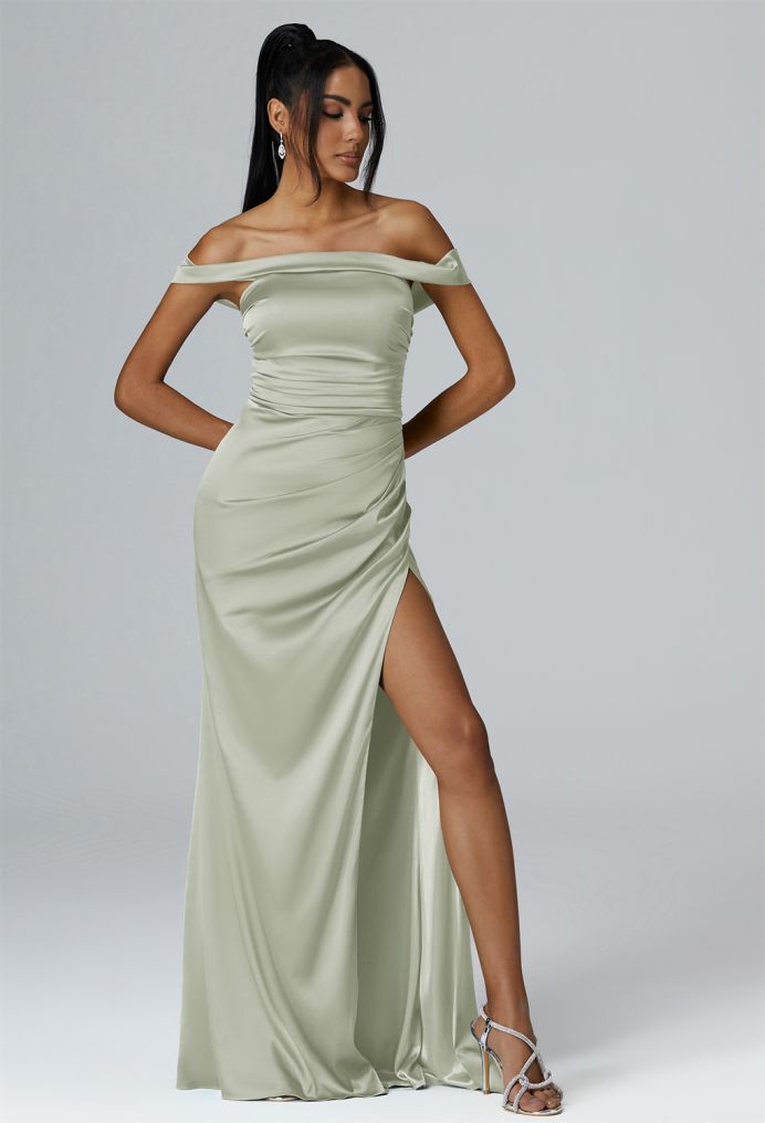 AW Rosamund Satin Charmeuse Bridesmaid Dresses image1