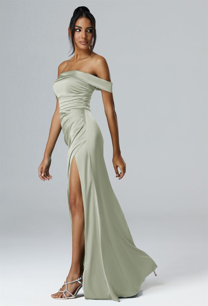 AW Rosamund Satin Charmeuse Bridesmaid Dresses image3