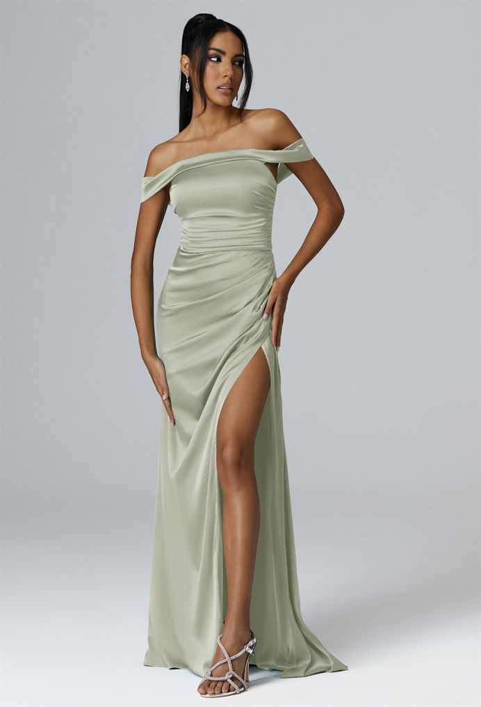 AW Rosamund Satin Charmeuse Bridesmaid Dresses image4