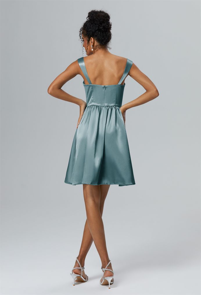 AW Valentina Crystal Satin Bridesmaid Dresses image3