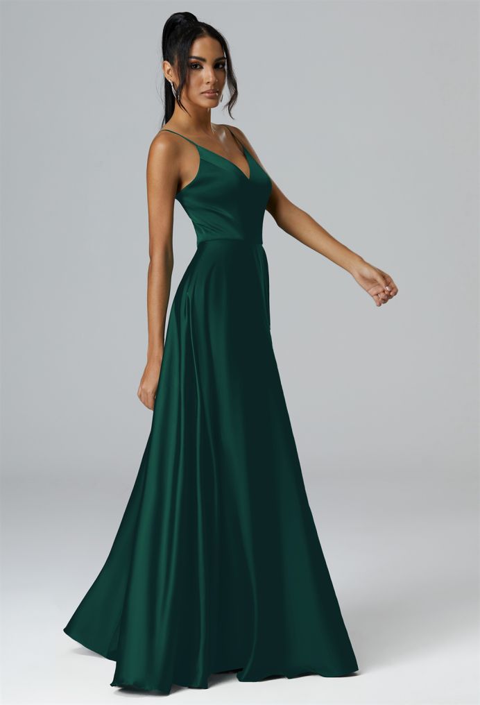 AW Rumbia Satin Charmeuse Bridesmaid Dresses image3