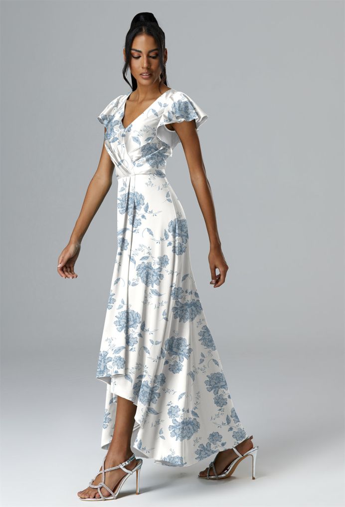 AW Sapota Satin Charmeuse Bridesmaid Dresses image3