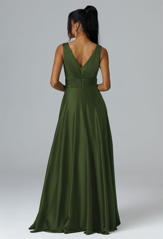 AW Rajmata Satin Charmeuse Bridesmaid Dresses image2