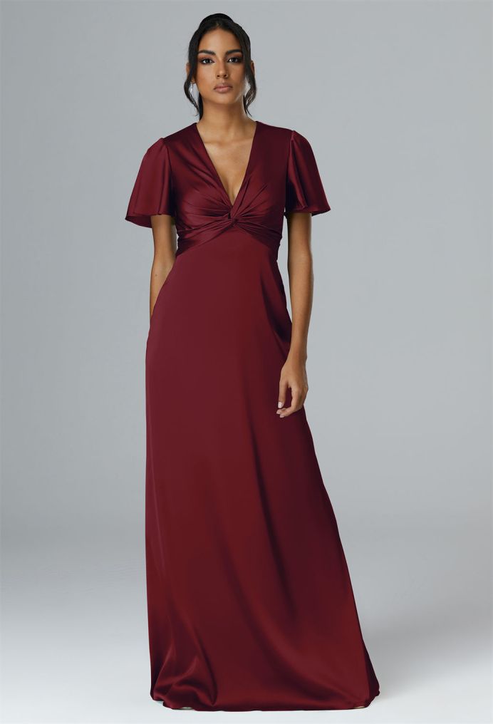 AW Scarlett Satin Charmeuse Bridesmaid Dresses image1
