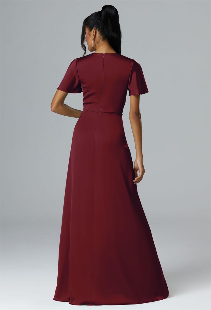 AW Scarlett Satin Charmeuse Bridesmaid Dresses image2