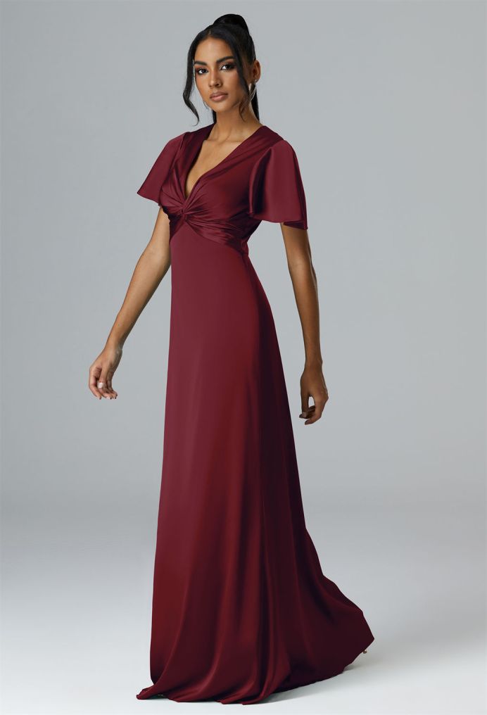 AW Scarlett Satin Charmeuse Bridesmaid Dresses image3