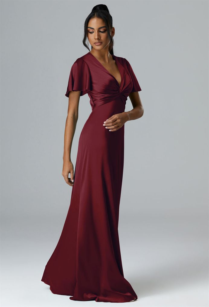AW Scarlett Satin Charmeuse Bridesmaid Dresses image4