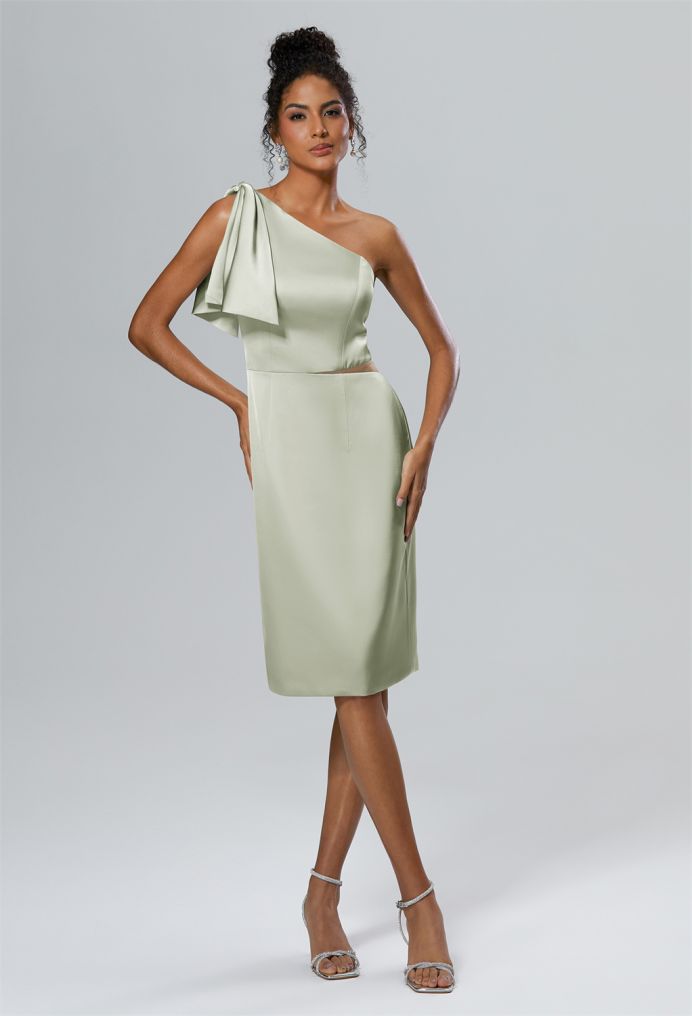 AW Virginia Satin Charmeuse Bridesmaid Dresses image1
