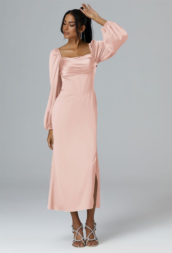 AW Tabitha Satin Charmeuse Bridesmaid Dresses image3