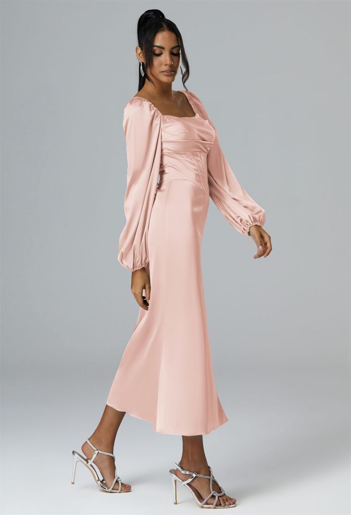 AW Tabitha Satin Charmeuse Bridesmaid Dresses image4