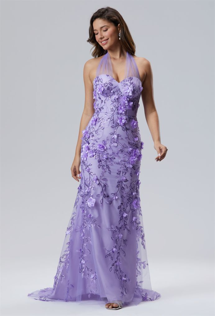 AW Hoarfrost Floral Dresses
