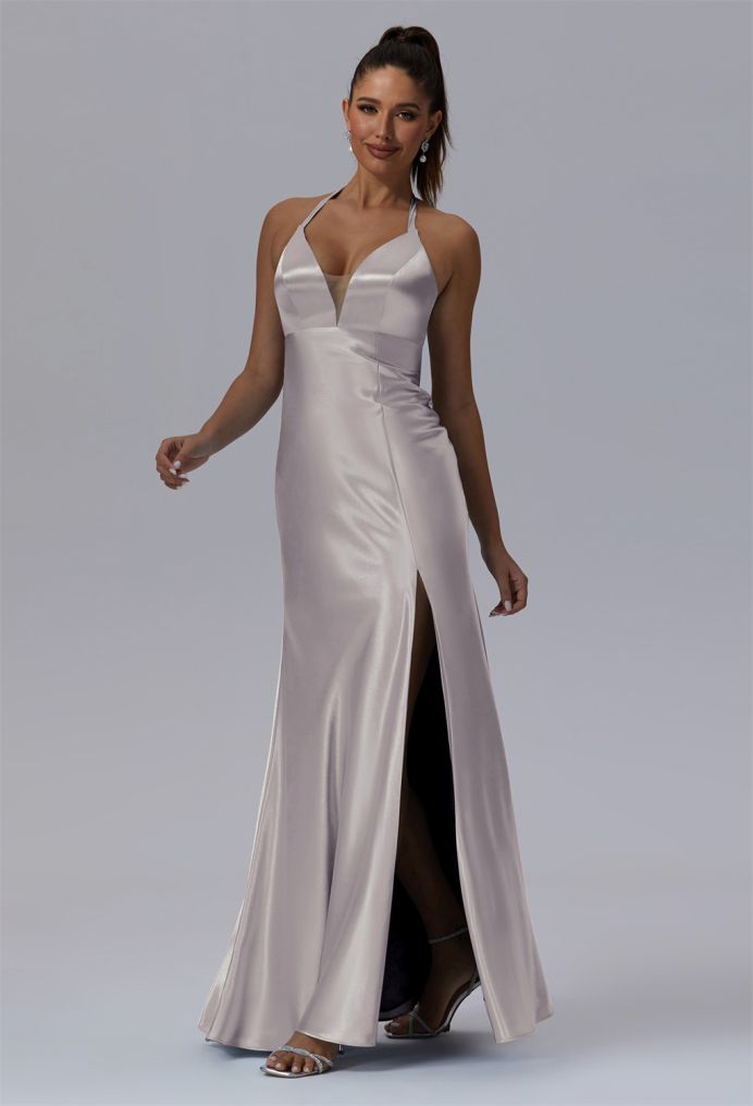 AW Sukey Crystal Satin Bridesmaid Dresses image4