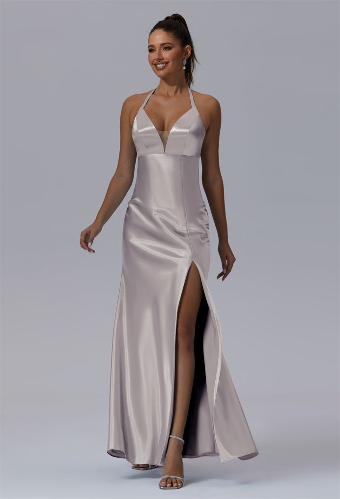 AW Sukey Crystal Satin Bridesmaid Dresses image5