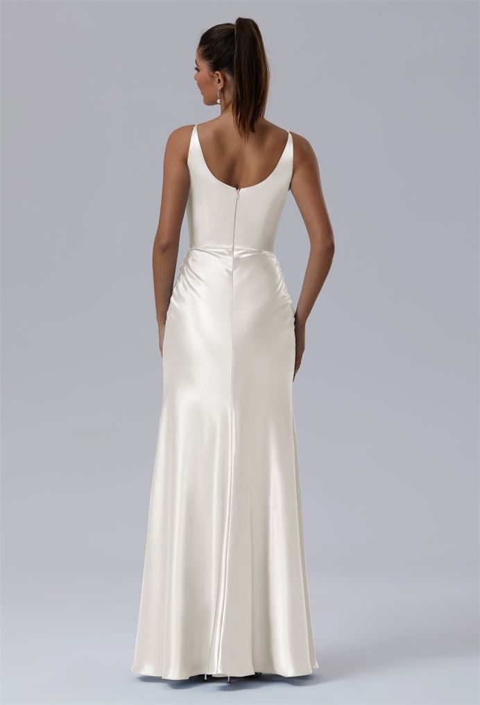 AW Cumulus Crystal Satin Bridesmaid Dresses image2