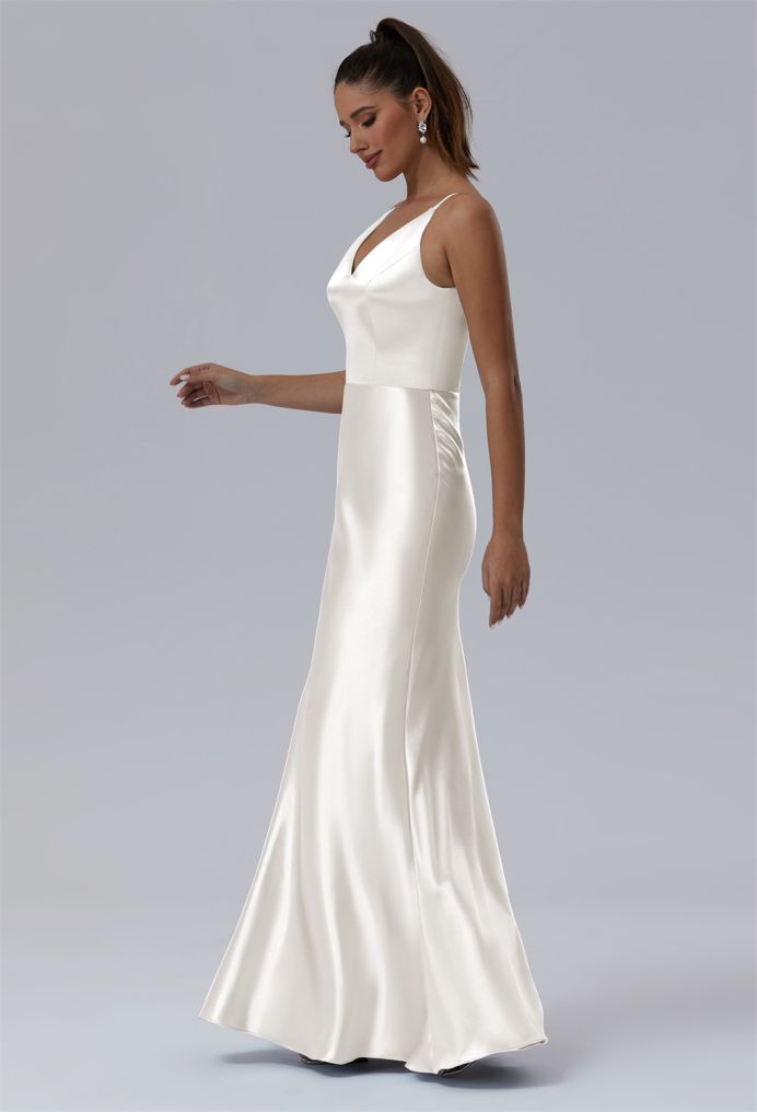 AW Cumulus Crystal Satin Bridesmaid Dresses image4