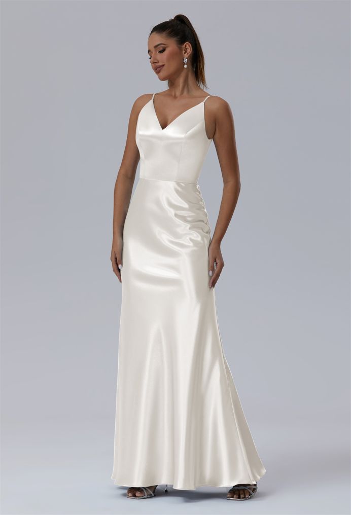 AW Cumulus Crystal Satin Bridesmaid Dresses image6